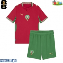 Marokko Hjemmedraktsett Barn VM 2026 Kortermet (+ Korte bukser)